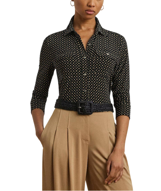 Γυναικείο Corwin Πουκάμισο Μαύρο Ralph Lauren 200971090001-001