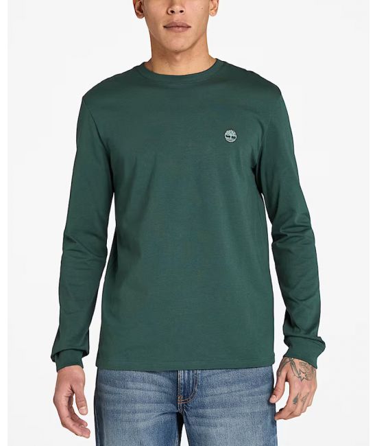 Ανδρικό Dunstan River Μακρυμάνικο T-shirt Πράσινο Timberland TB0A2BQ3-317