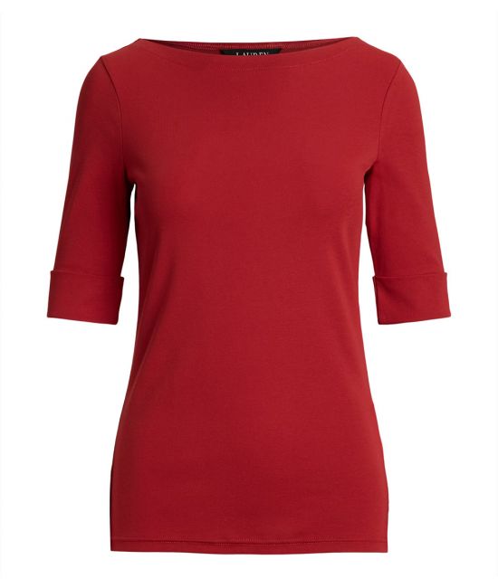 Women's Red JUDY-ELBOW SLEEVE-KNIT Ralph Lauren 200654963193-600