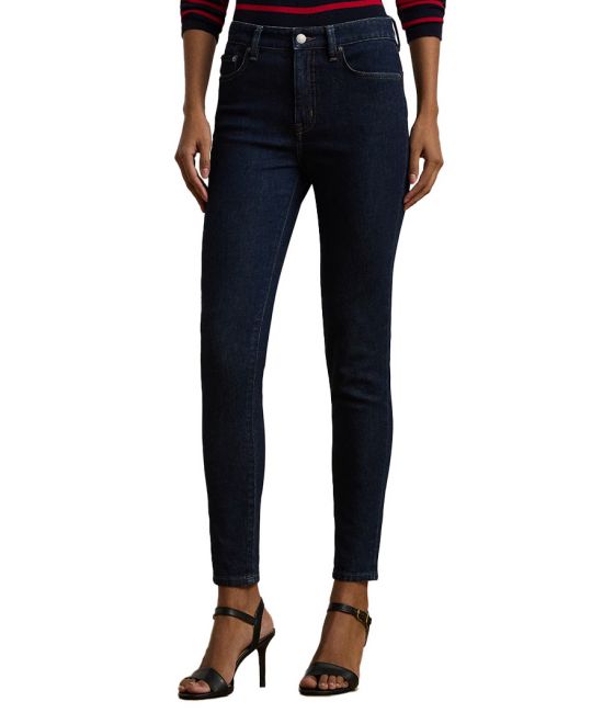Women's Navy Blue HI RS SK ANK-ANKLE-SKINNY Jeans Ralph Lauren 200960600001-400