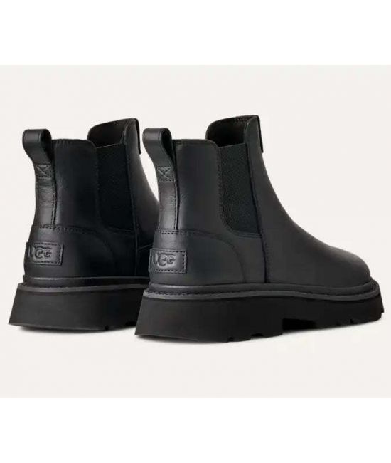 Ανδρικά Δερμάτινα Chelsea Lug Μποτάκια Μαύρα UGG 1172990-BLK