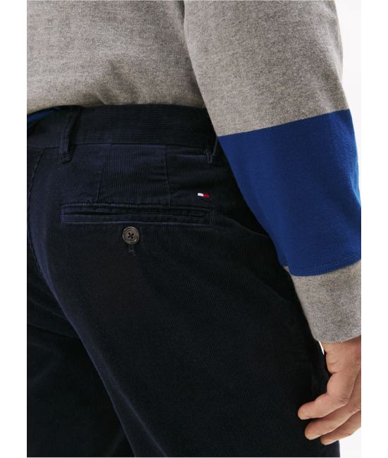 Ανδρικό Κοτλέ Denton Παντελόνι Navy Μπλε Tommy Hilfiger MW0MW40267-DW5