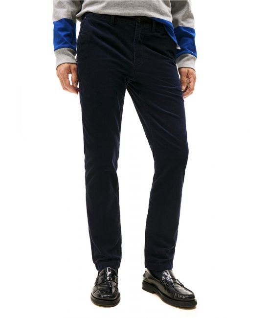 Ανδρικό Κοτλέ Denton Παντελόνι Navy Μπλε Tommy Hilfiger MW0MW40267-DW5