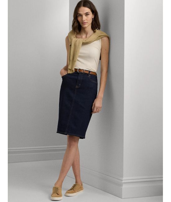 Γυναικεία Daniela Τζιν Φούστα Navy Μπλε Ralph Lauren 200813134001-400