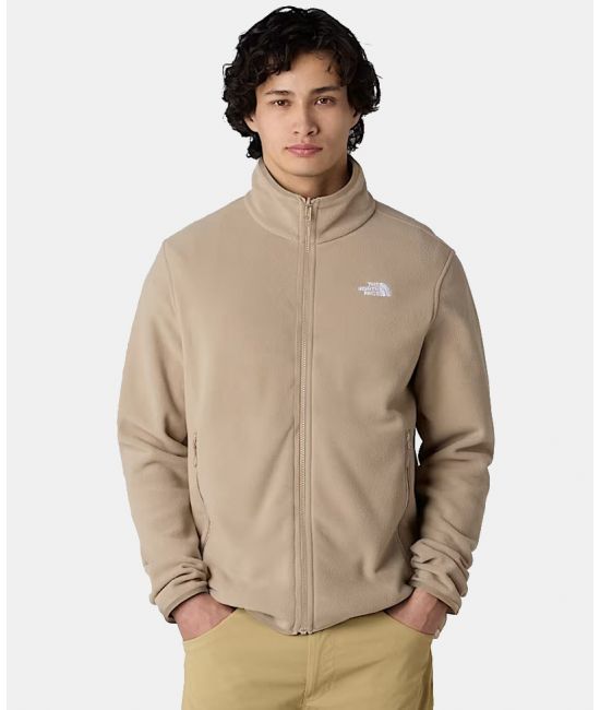 Men's Mushroom Grey M Glacier Fleece Jacket The North Face NF0A8D0R-BOX1
