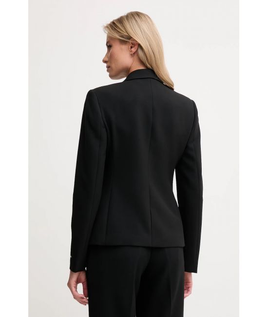 Women's Black Punto Tonal Crest Slim Blazer Tommy Hilfiger WW0WW46660-BDS