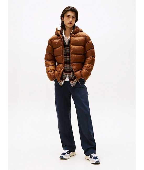 Ανδρικό Μπουφάν Καφέ Tommy Jeans DM0DM22044-GVP