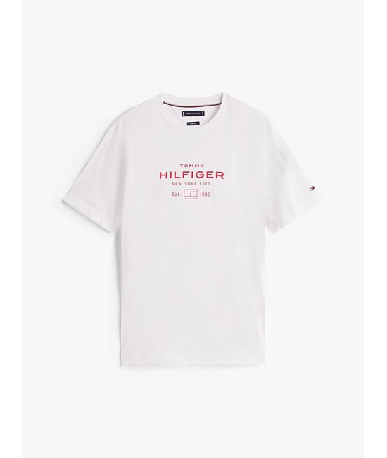 Ανδρικό T-shirt Λευκό Tommy Hilfiger MW0MW40002-YBR