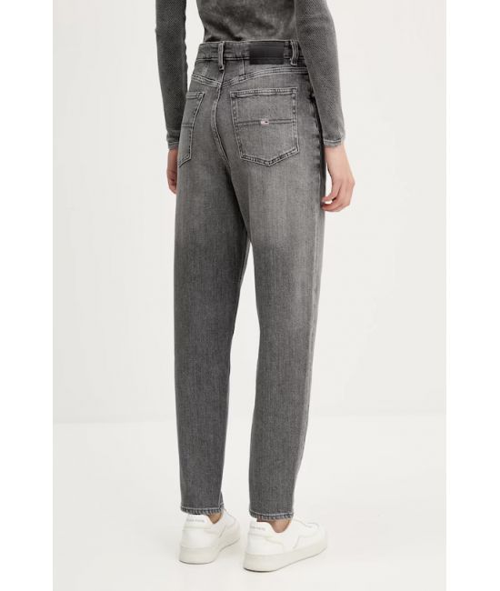 Women's Grey Mom Jean Uh Tpr Bi0177 Tommy Jeans DW0DW20648-1DA