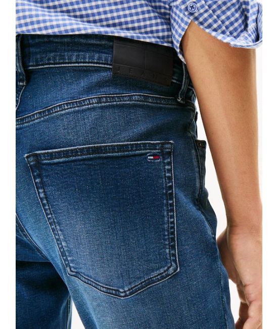 Men's Navy Blue Scanton Slim Di1263 Tommy Jeans DM0DM22154-1BK