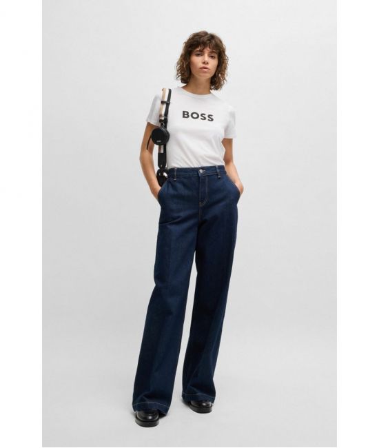 Γυναικείο C_Elogo 5 T-Shirt Λευκό BOSS 50501139-100