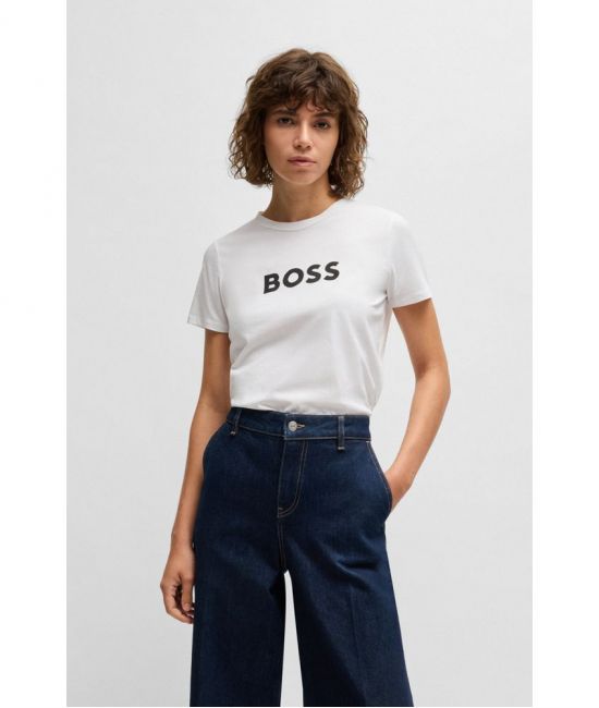Γυναικείο C_Elogo 5 T-Shirt Λευκό BOSS 50501139-100