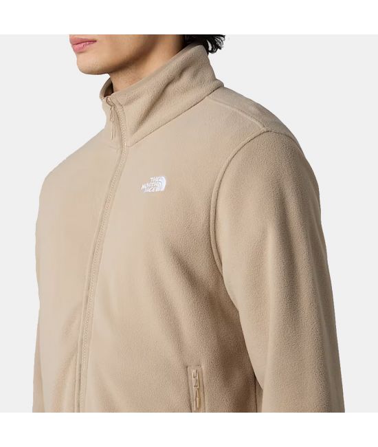 Men's Mushroom Grey M Glacier Fleece Jacket The North Face NF0A8D0R-BOX1