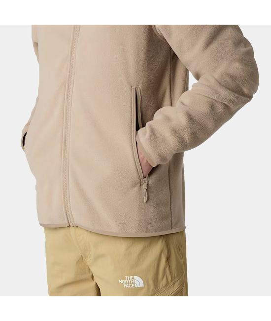 Men's Mushroom Grey M Glacier Fleece Jacket The North Face NF0A8D0R-BOX1