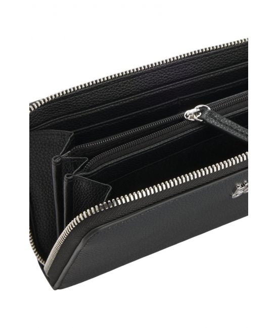 Women's Black Chris 2.0 Zip Wallet Hugo 50547912-001