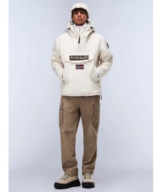 Men's White Rainforest Next Jacket Napapijri NP0A4IB9-N1J1