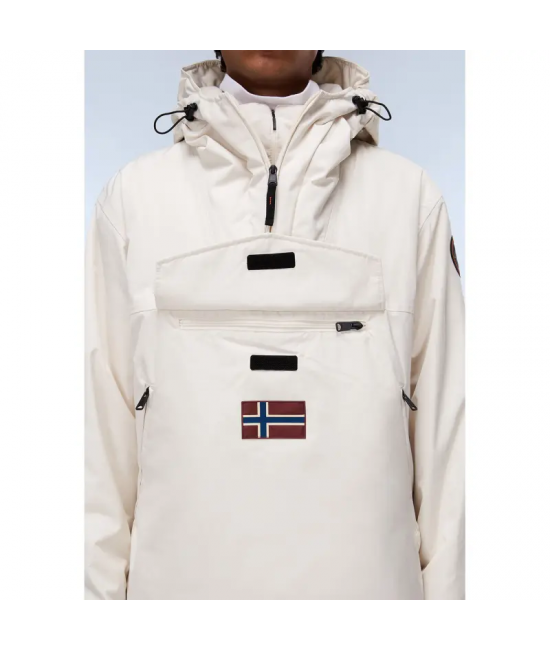 Men's White Rainforest Next Jacket Napapijri NP0A4IB9-N1J1