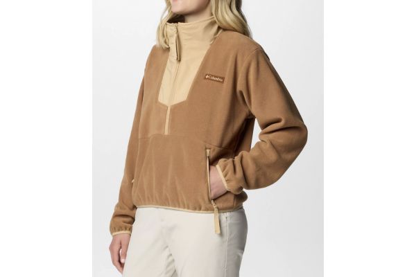 Women's Brown Sequoia Grove 1/2 Zip Fleece Columbia 2085453-224