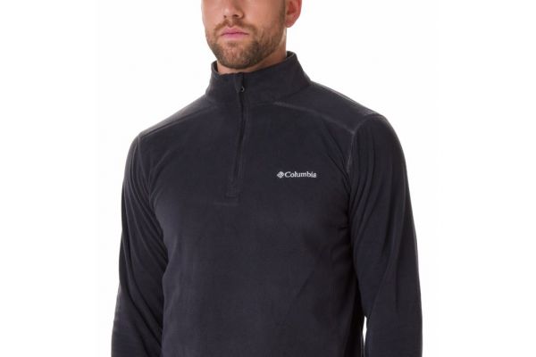 Men's Black Klamath Range II Half Zip Columbia 1352472-010