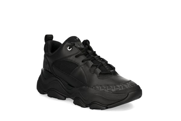 Ανδρικά Δερμάτινα Altlas Sneakers Μαύρα Michael Kors 42F4ATFS3D-001