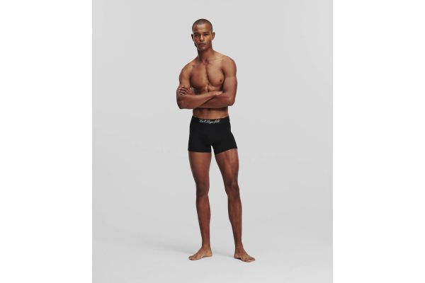 Men's Black Hotel Karl Trunk Set Karl Lagerfeld 231M2101-999 BLACK