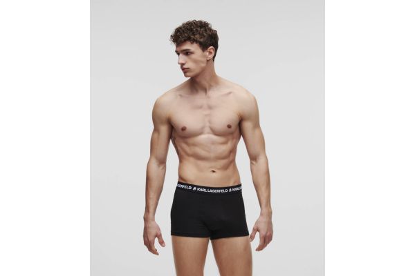 Men's Black Logo Trunk Set Karl Lagerfeld 240M2110-999 BLACK