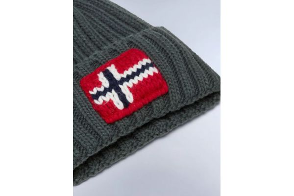Unisex Grey F-Semiury Beanie Napapijri NP0A4IA5-G1S1