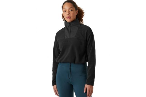 Women's Black HEH W Daybreaker Cropped Fleece Helly Hansen 49561-990