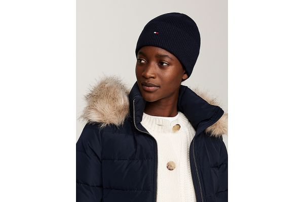 Γυναικείο Essential Flag Σκουφάκι Navy Μπλε Tommy Hilfiger AW0AW16637-DW6