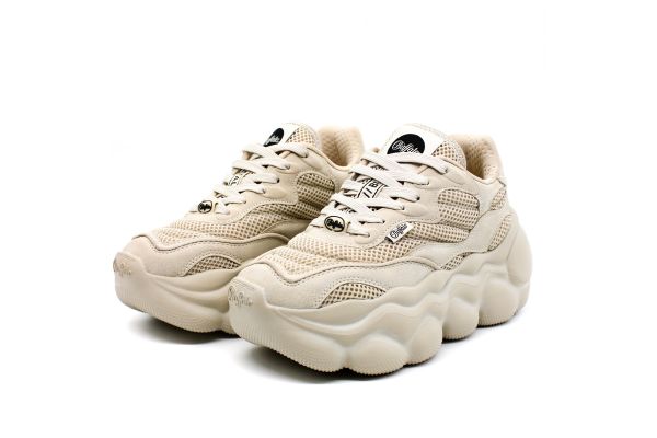 Women's Beige Komodo Sneakers Buffalo BUF1636223-CREAM