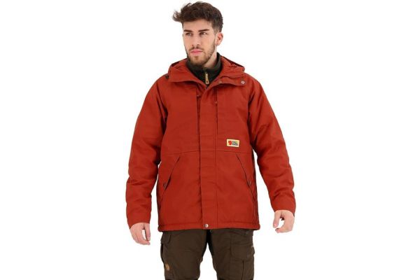Men's Orange Vardag Lite Padded Jacket M Fjallraven 84128-215 AUTUMN LEAF