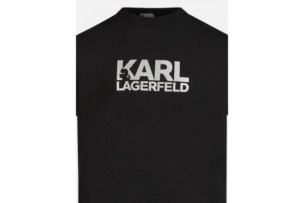 Ανδρικό T-shirt Μαύρο Karl Lagerfeld 755087 544235-910