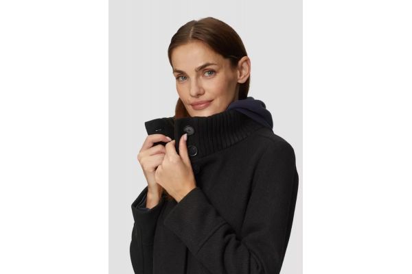 Γυναικείο Παλτό Μαύρο S.Oliver 2155289-9999