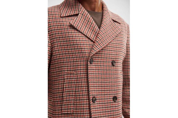 Ανδρικό Καρό Παλτό Royal Denim ALBORG-5096