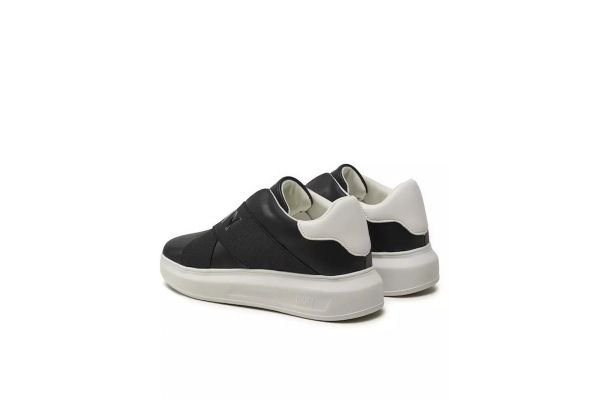 Women's Black Leather Jaye Slip On Sneakers DKNY K4467549-BLACK