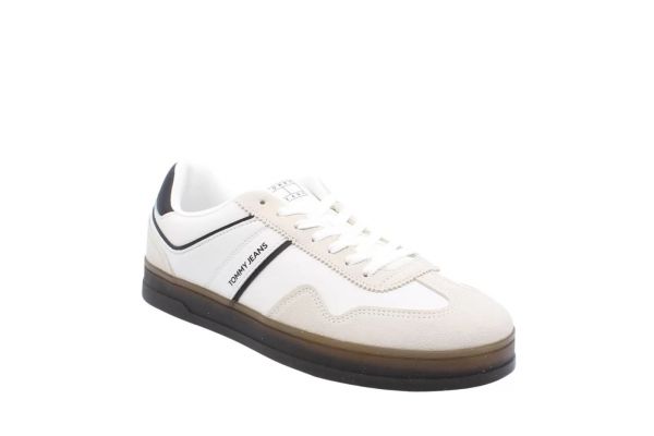 Men's Black Greenwich Leather Sneakers Tommy Jeans EM0EM01524-BDS