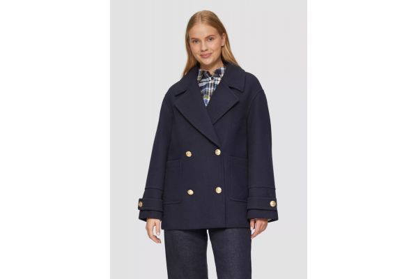Γυναικείο Παλτό Navy Μπλε S.Oliver 2154886-5959