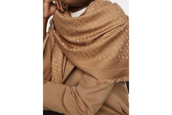 Women's Beige Ledonia Scarf 120x120cm Hugo 50517733-260