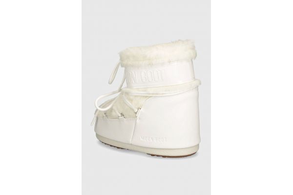 Women's White MB Icon Low Faux Fur Moon Boot 80D1409390-A002