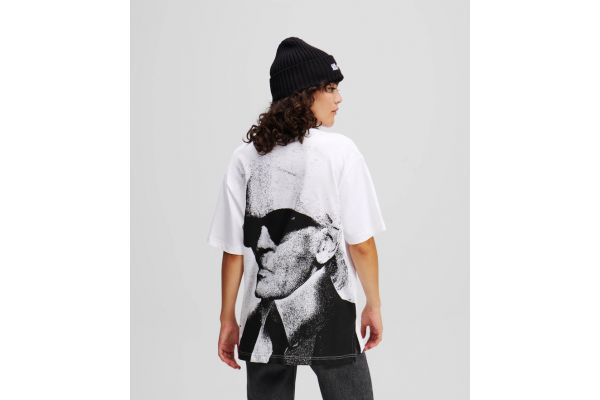 Γυναικείο T-shirt Λευκό Karl Lagerfeld Jeans A1W17030-100 WHITE