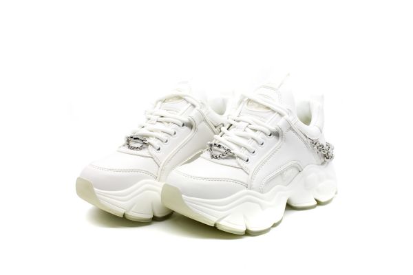 Γυναικεία Binary Chain 3.0 Sneakers Λευκά Buffalo BUF1630958-WHITE SILVER