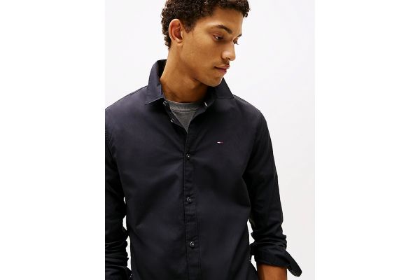 Men's Black Tjm Original Stretch Shirt Tommy Jeans DM0DM04405-078