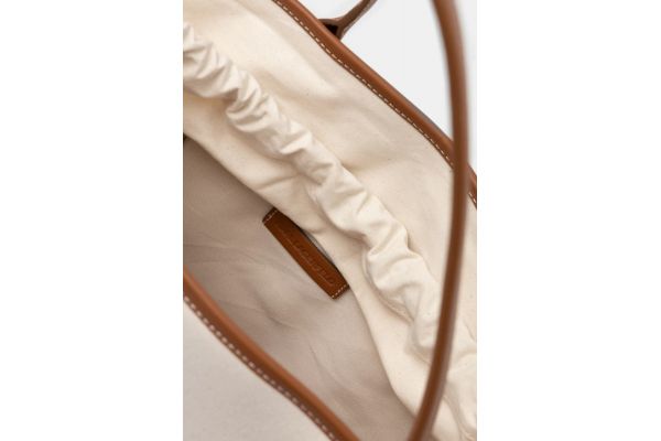 Γυναικεία Τσάντα Εκρού Karl Lagerfeld A1W46075-1UA NATURAL CANVAS T