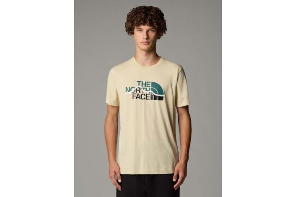 Ανδρικό S/S Mountain Line T-shirt Μπεζ The North Face NF0A87NT-3X41