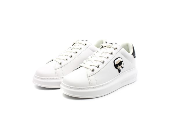 Women's White Karl NFT Lo Lace Sneakers Karl Lagerfeld KL62530N-011 WHITE