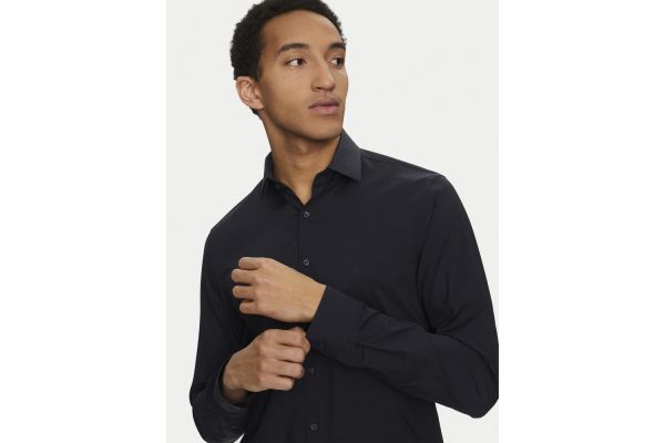 Ανδρικό Πουκάμισο Navy Μπλε Calvin Klein K10K114356-CHW