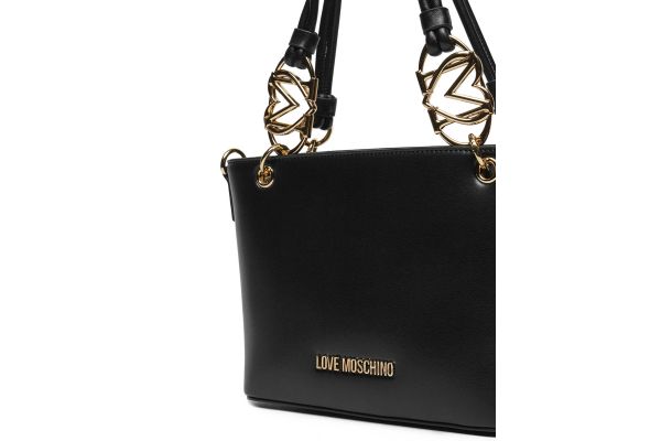 Γυναικεία Jewel Shopper Τσάντα Μαύρη Love Moschino JC4052PP1MLF0-000