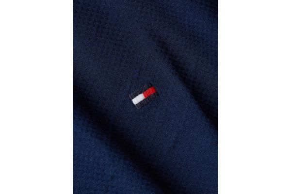 Men's Navy Blue Flex Dobby Sf Shirt Tommy Hilfiger MW0MW38556-DCC