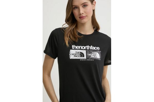 Women's Black W Foundation Tee Graphic The North Face NF0A8BRZ-JK31