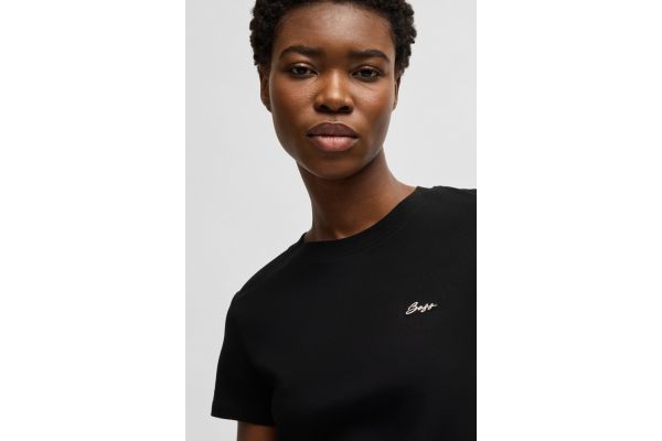 Γυναικείο C_Esogo 2 T-Shirt Μαύρο Boss 50536628-002
